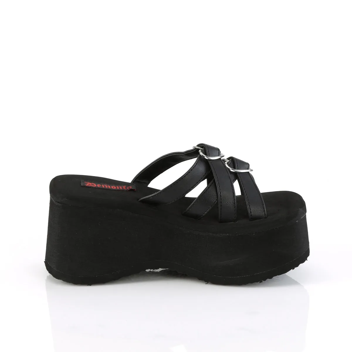 3 Inch Platform FUNN-15 Black Pu