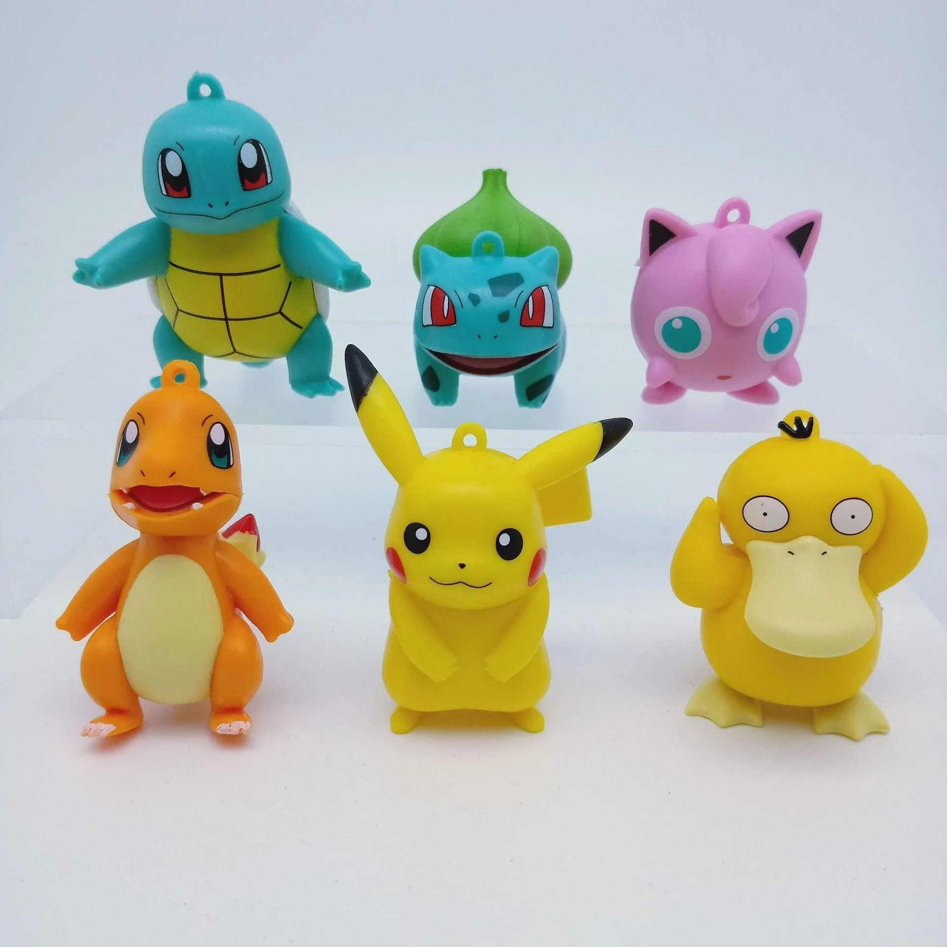 6 Pokemon Baby Pikachu Dolls Capsule Toy Blind Box Doll Car Cake Decoration Decoration Desktop Decoration