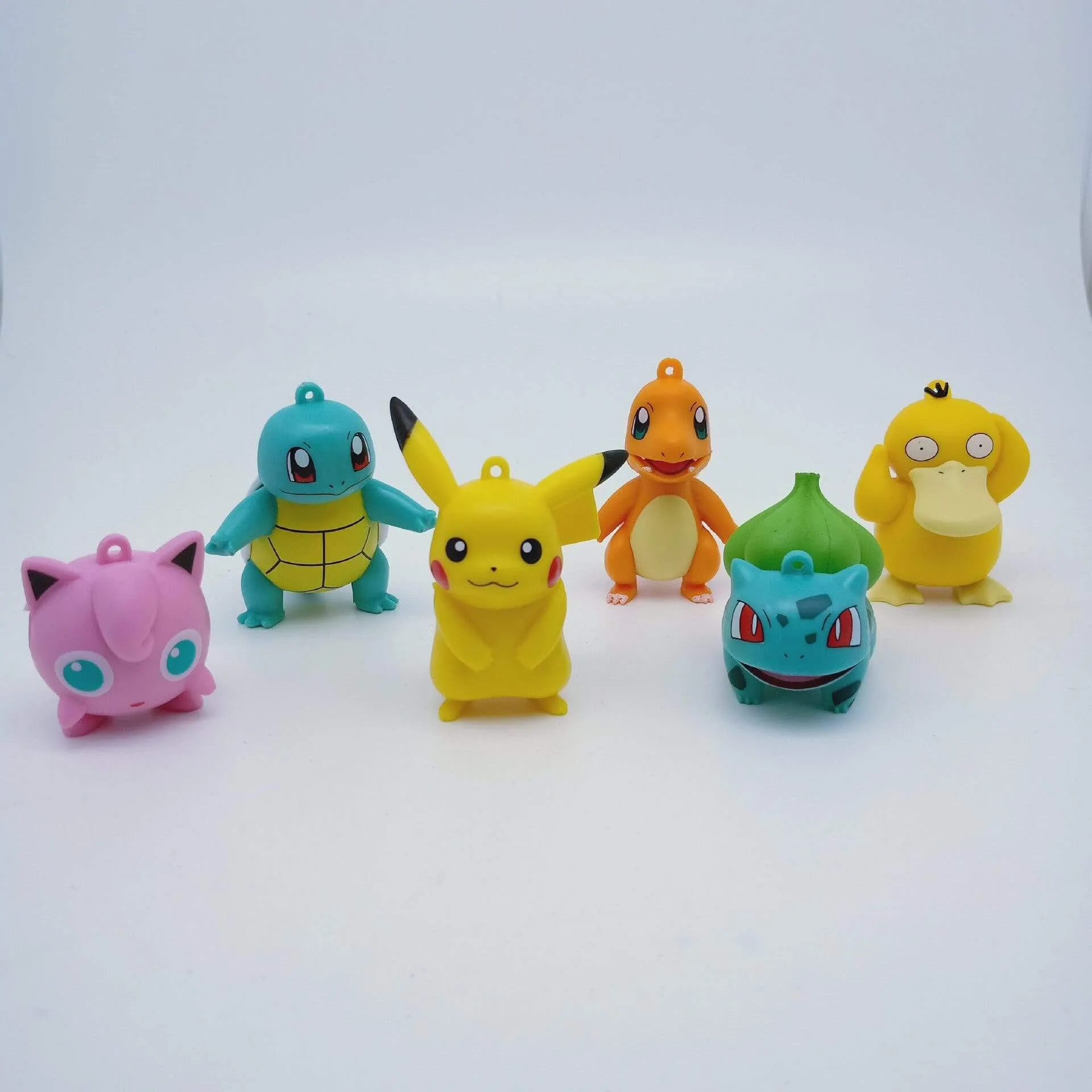 6 Pokemon Baby Pikachu Dolls Capsule Toy Blind Box Doll Car Cake Decoration Decoration Desktop Decoration