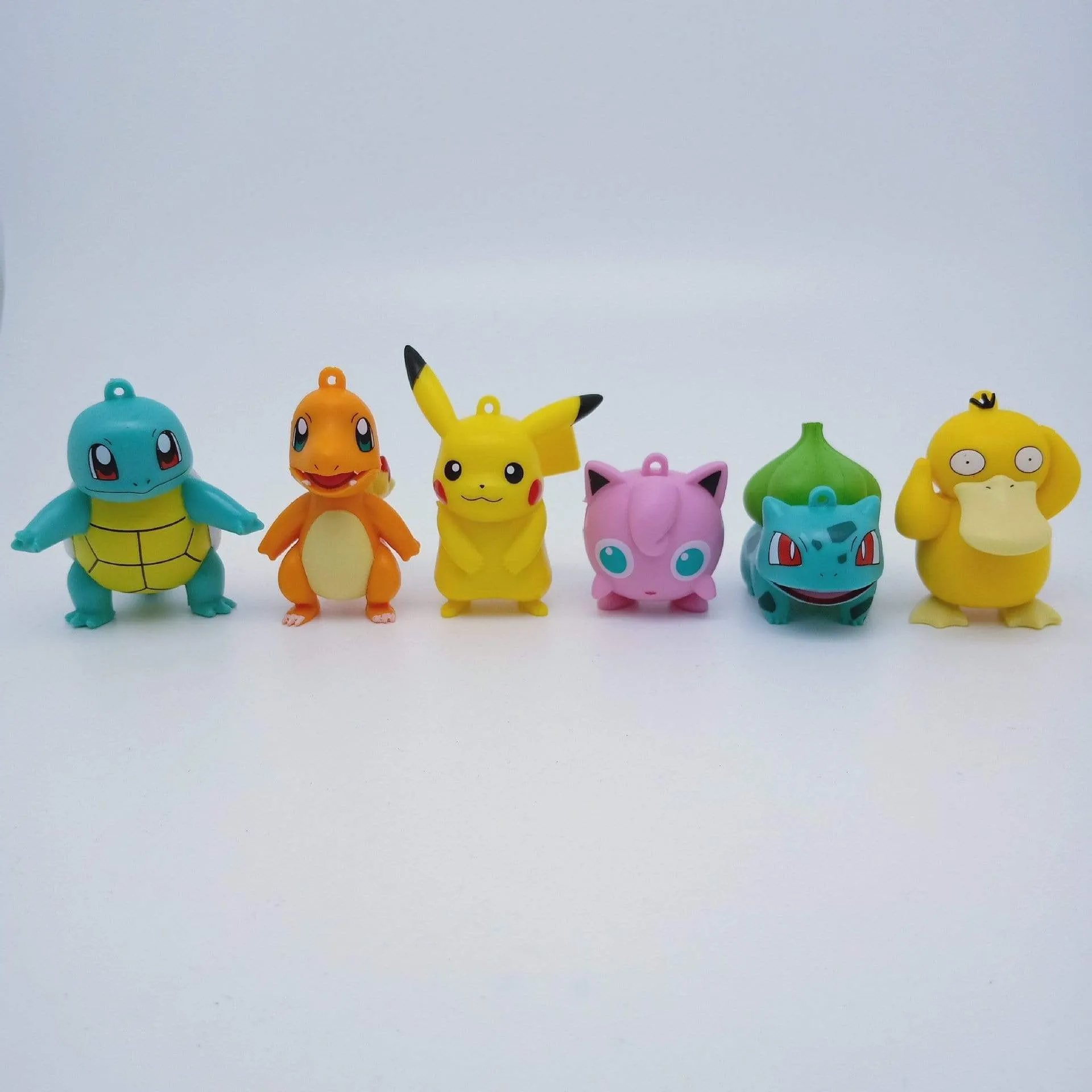 6 Pokemon Baby Pikachu Dolls Capsule Toy Blind Box Doll Car Cake Decoration Decoration Desktop Decoration