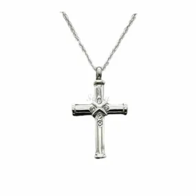 A Piece Of My Heart Lives In Heaven-Souvenir/cross Urn Pendant