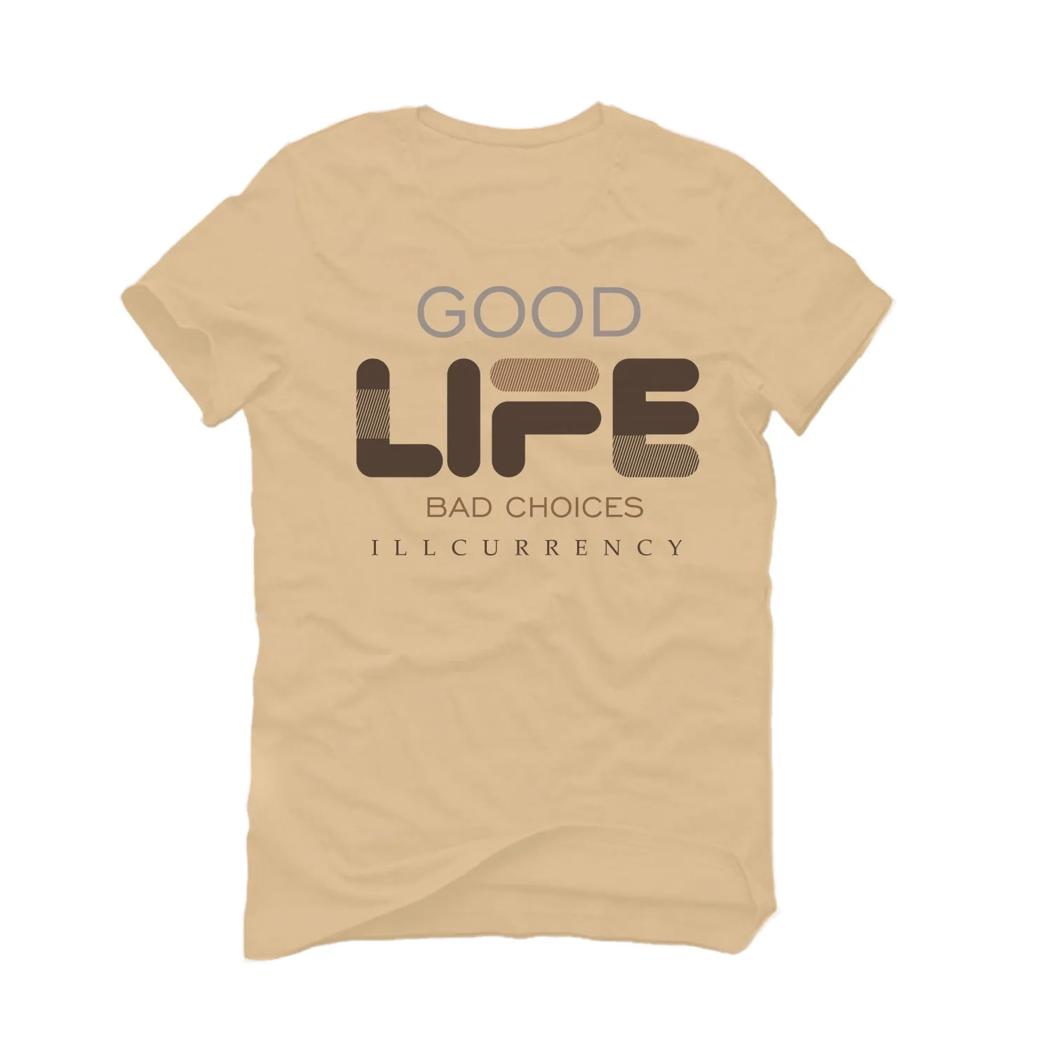 Air Jordan 3 "Palomino" | illcurrency Tan T-Shirt (Bad Choices)