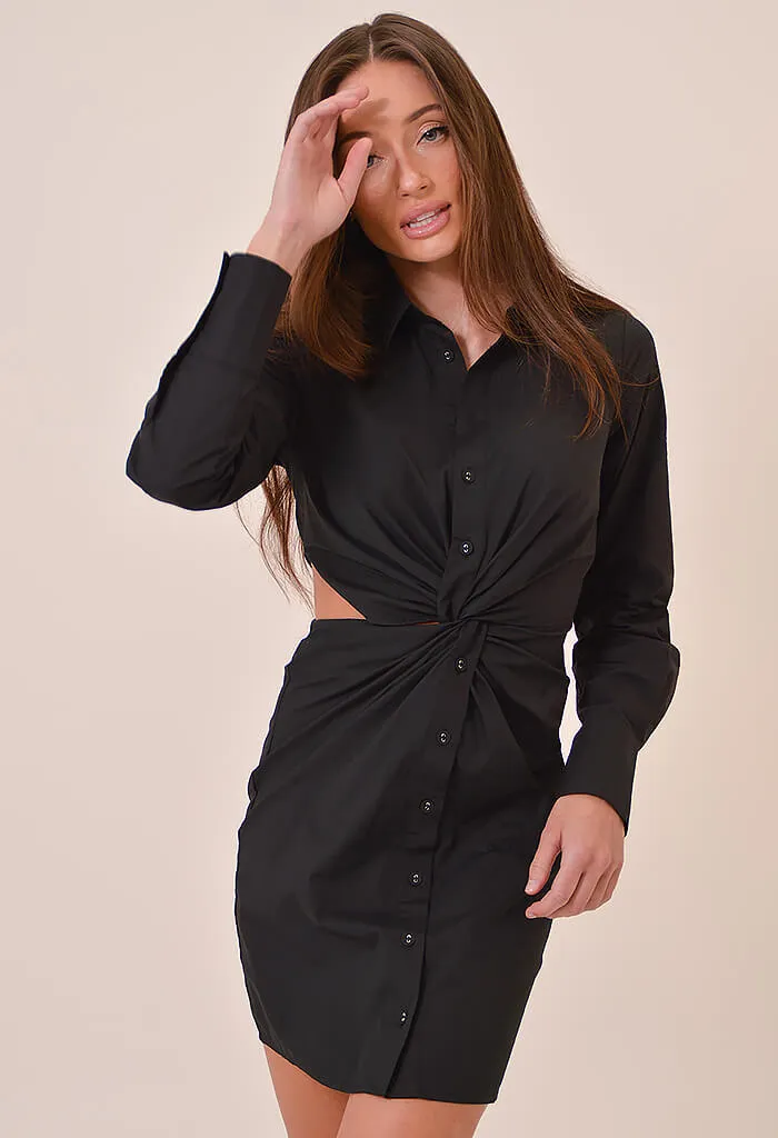 Allegra Twist Shirtdress