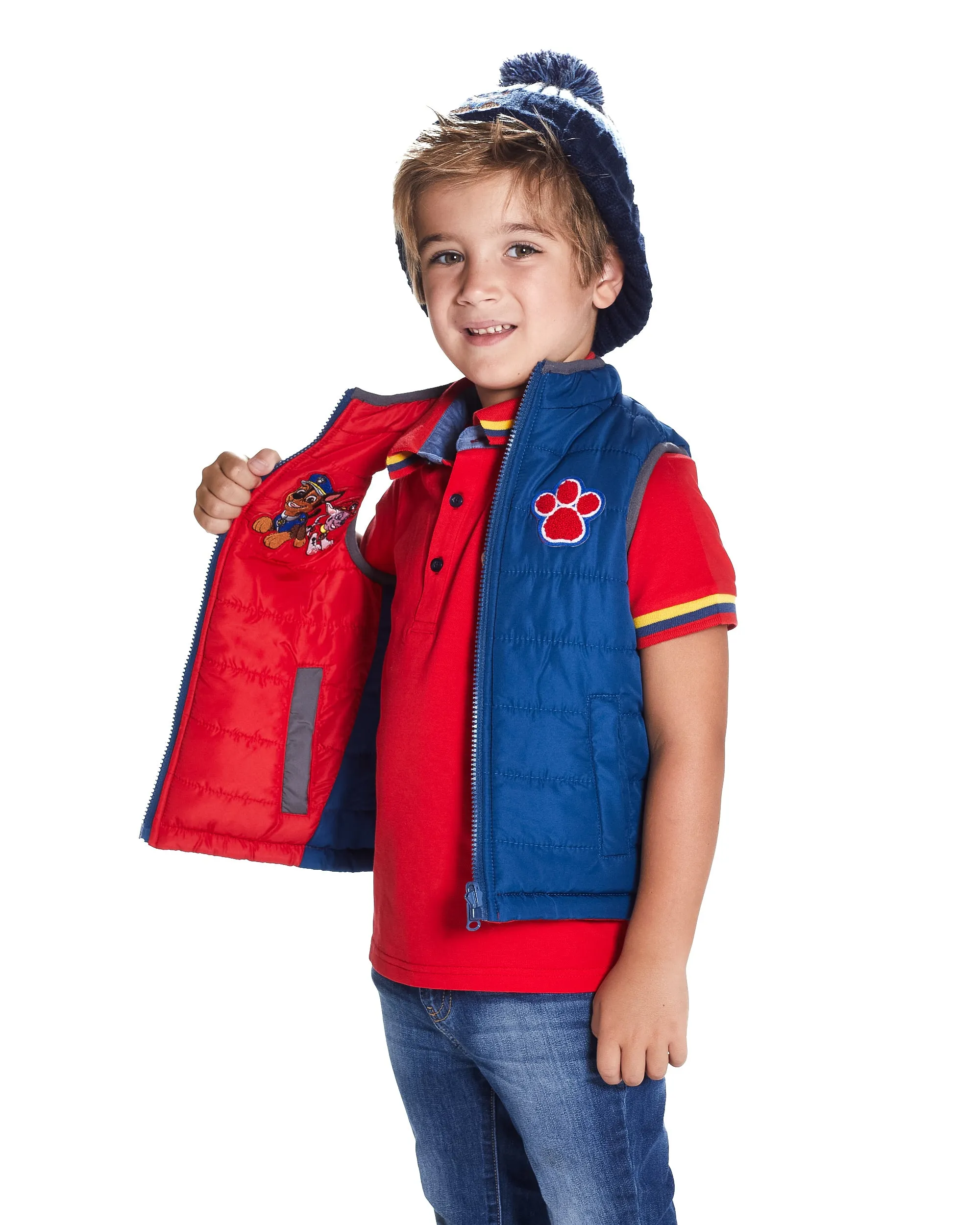 Andy & Evan x PAW Patrol | Reversible Puffer Vest