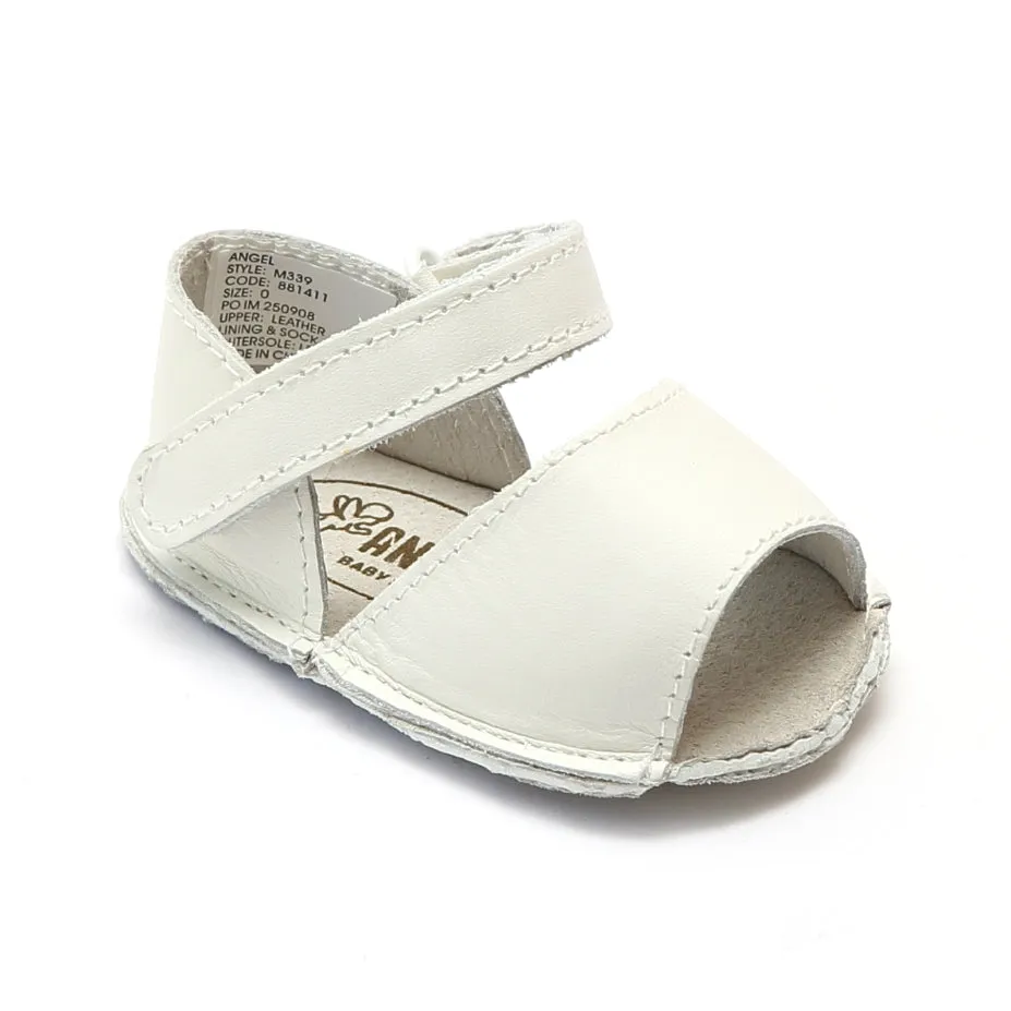 Angel Baby Girls Open Toe Crib Sandals