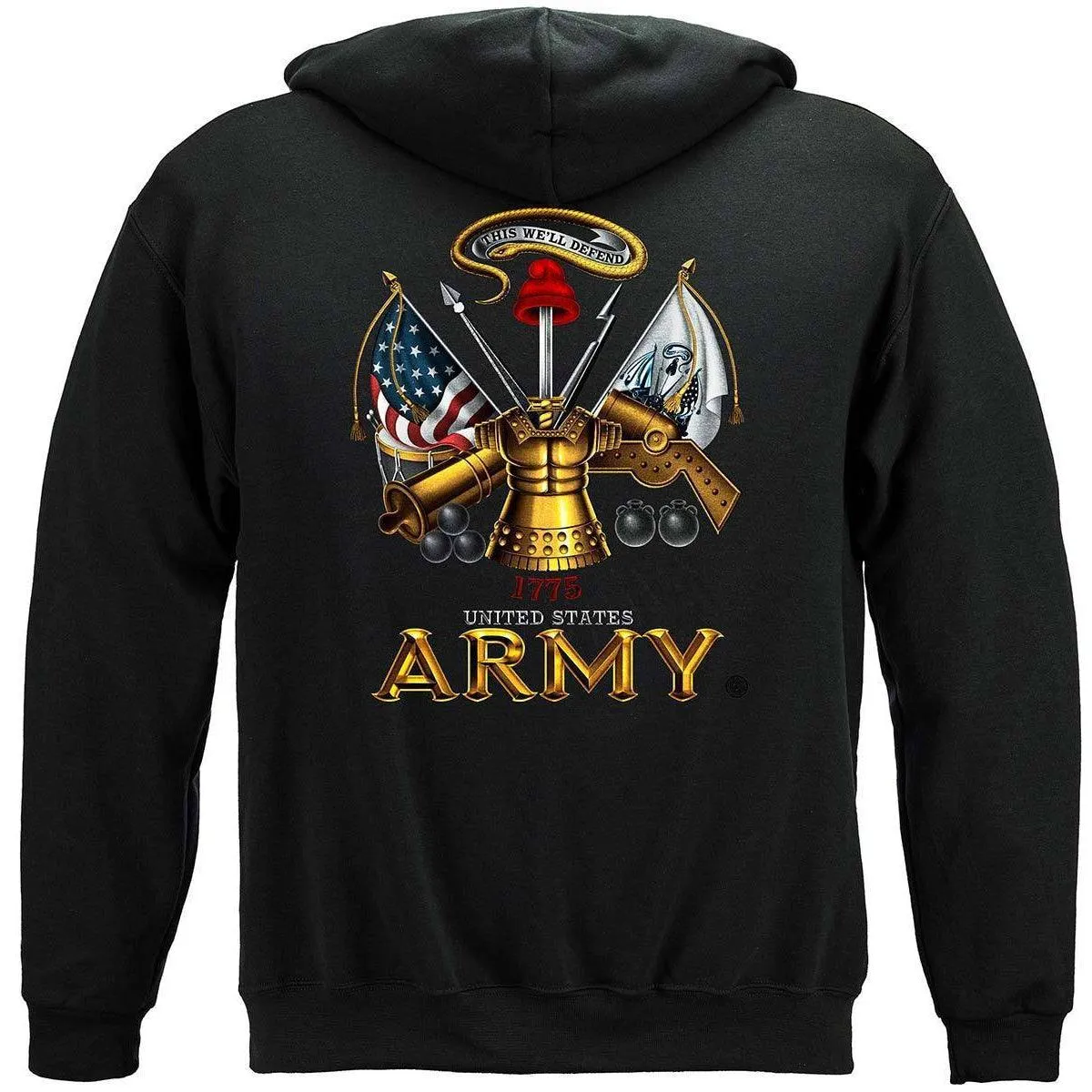 Army Antique Armor Premium Hoodie