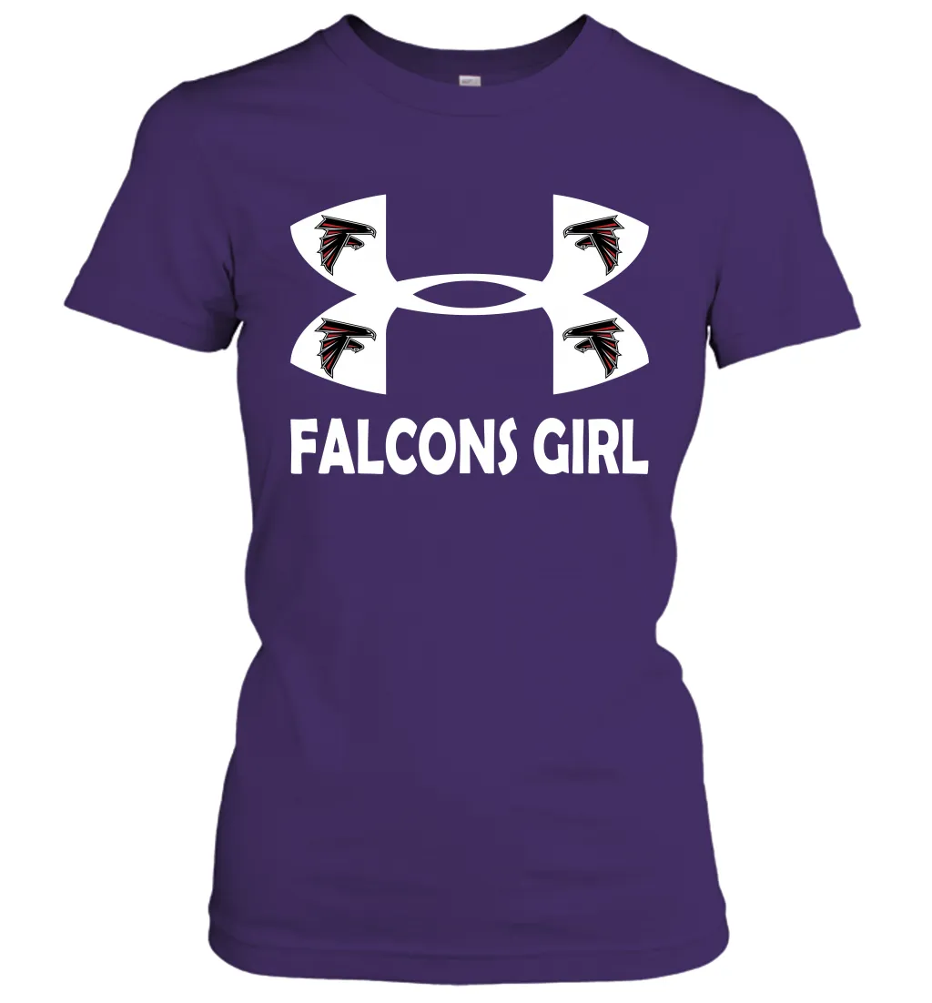 Atlanta Falcons Girl Under Armour Football Short Sleeve