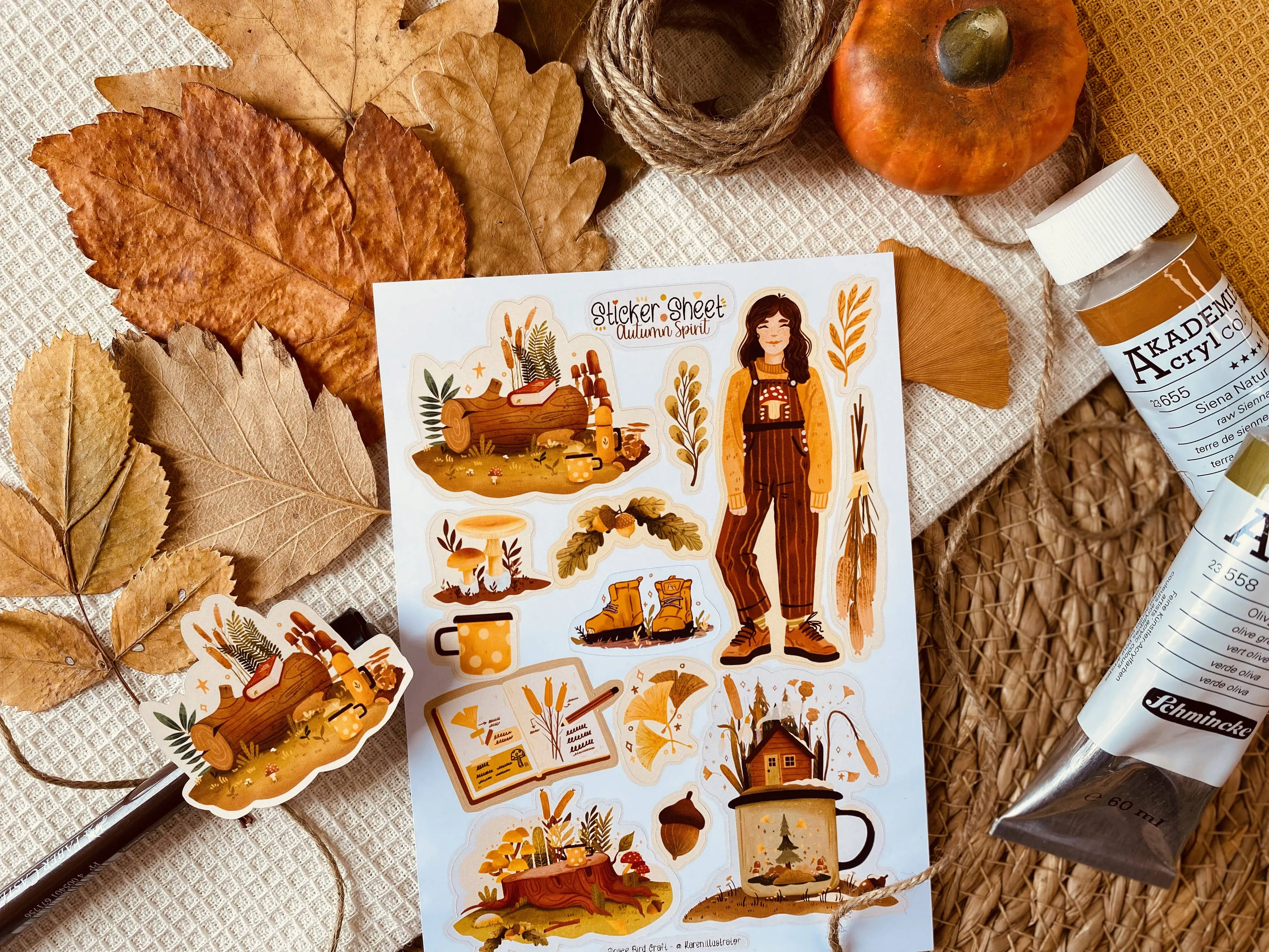 Autumn Spirit Sticker Sheet