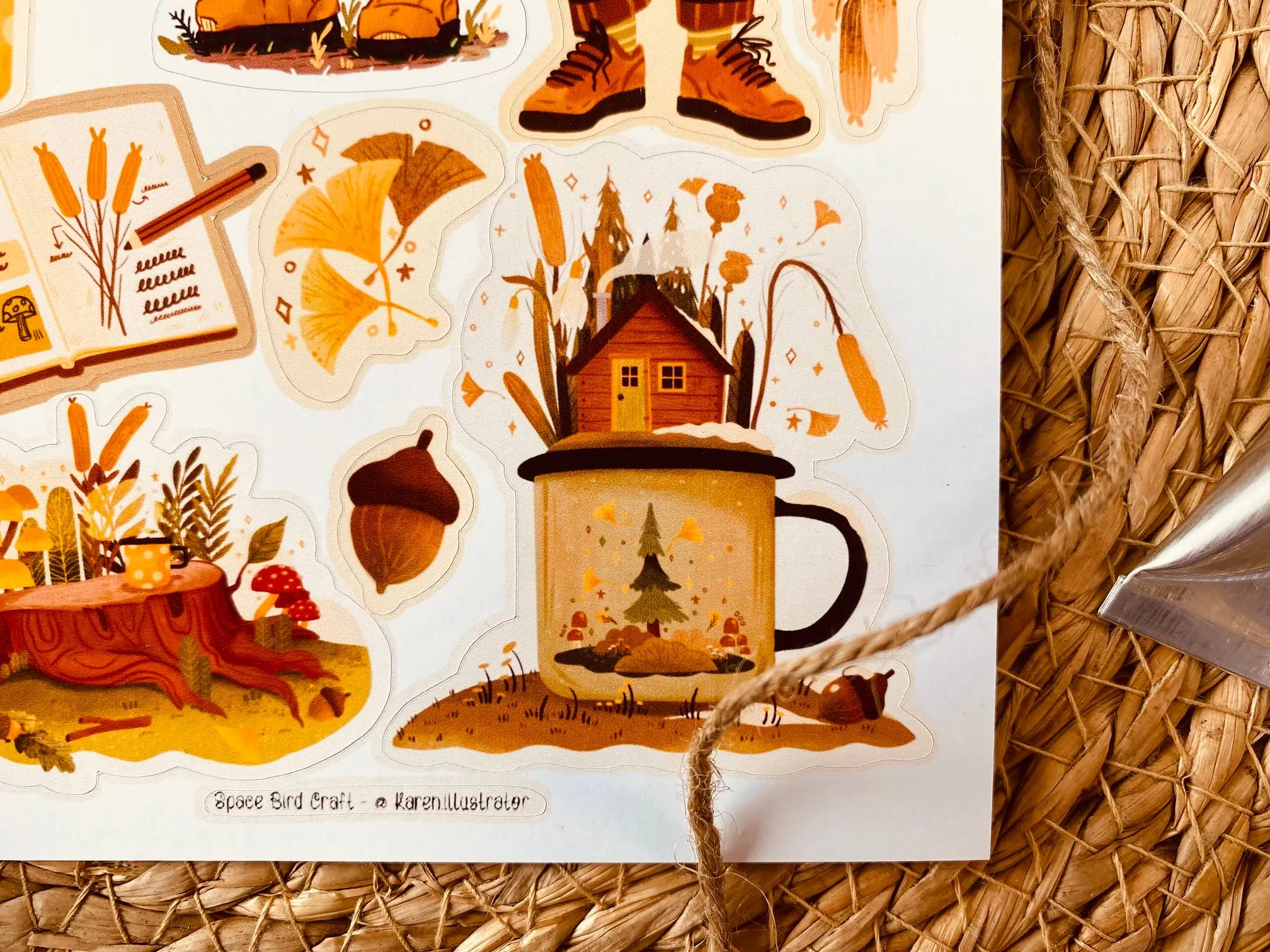 Autumn Spirit Sticker Sheet