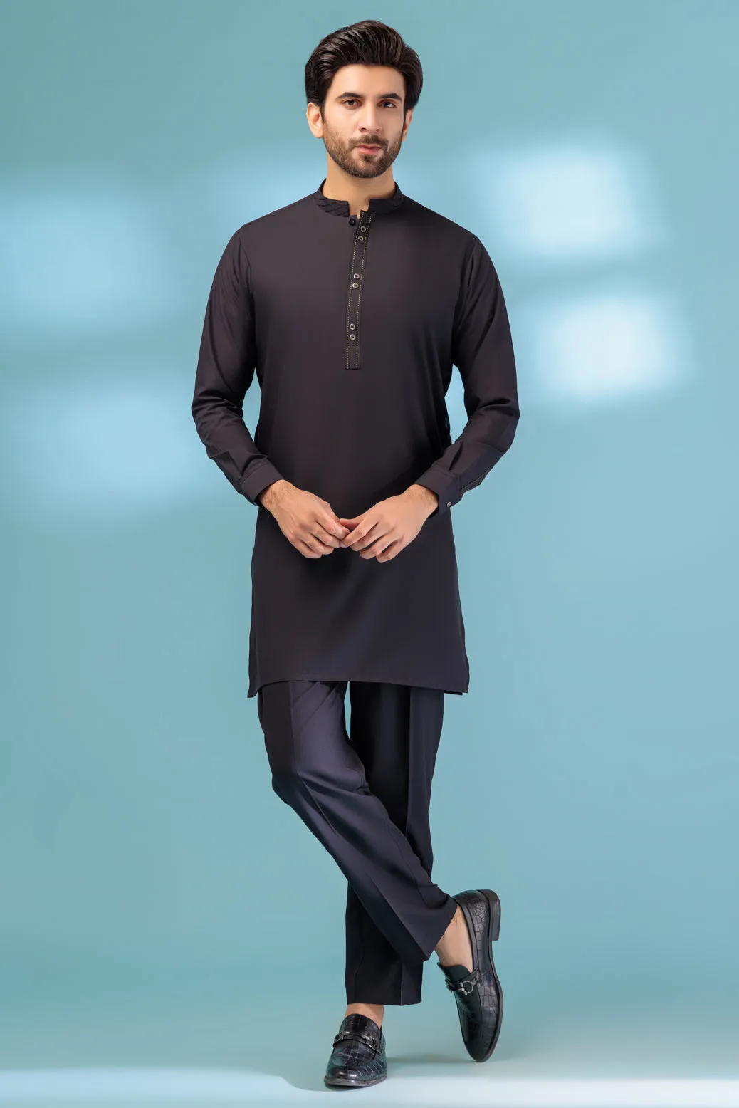 B-SWAN-BLENDED-Kurta Pajama Trouser - (KSB23-002)