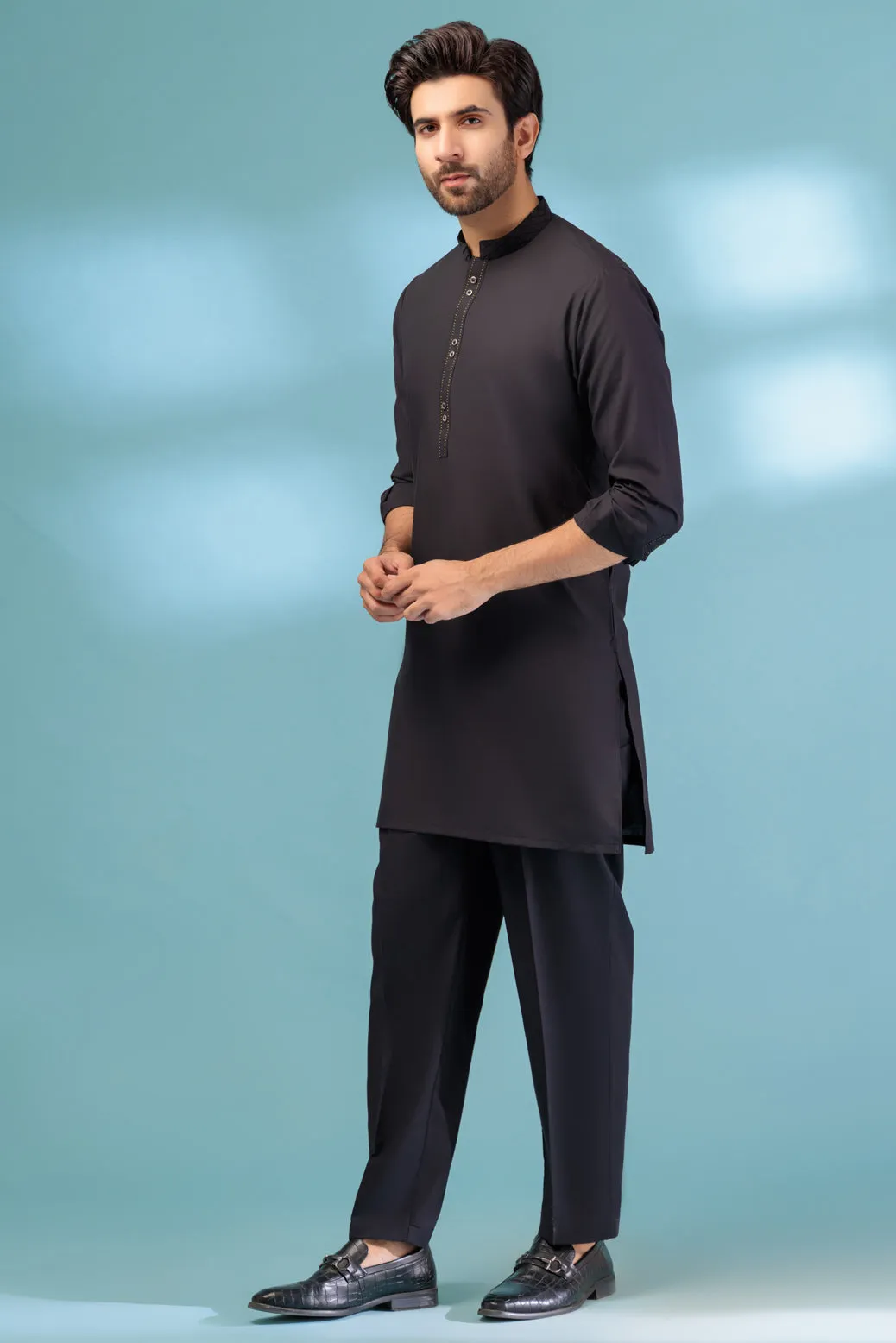 B-SWAN-BLENDED-Kurta Pajama Trouser - (KSB23-002)