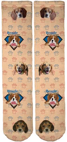 Beagle Rescue League Crew Socks