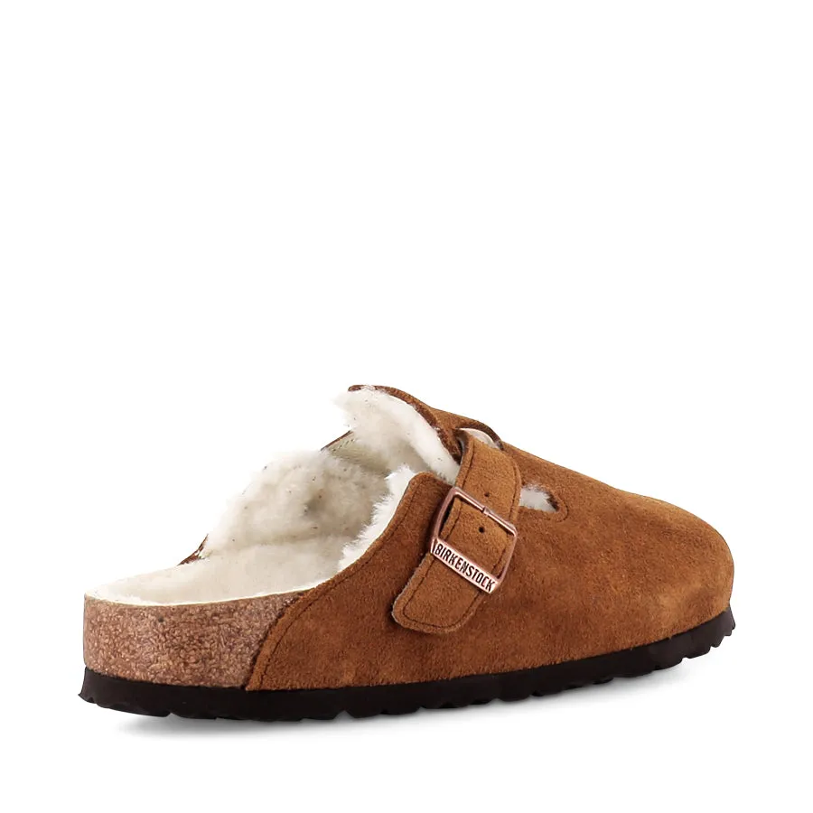 BOSTON SHEARLING NARROW - MINK SUEDE LEATHER