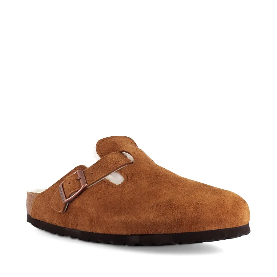 BOSTON SHEARLING NARROW - MINK SUEDE LEATHER