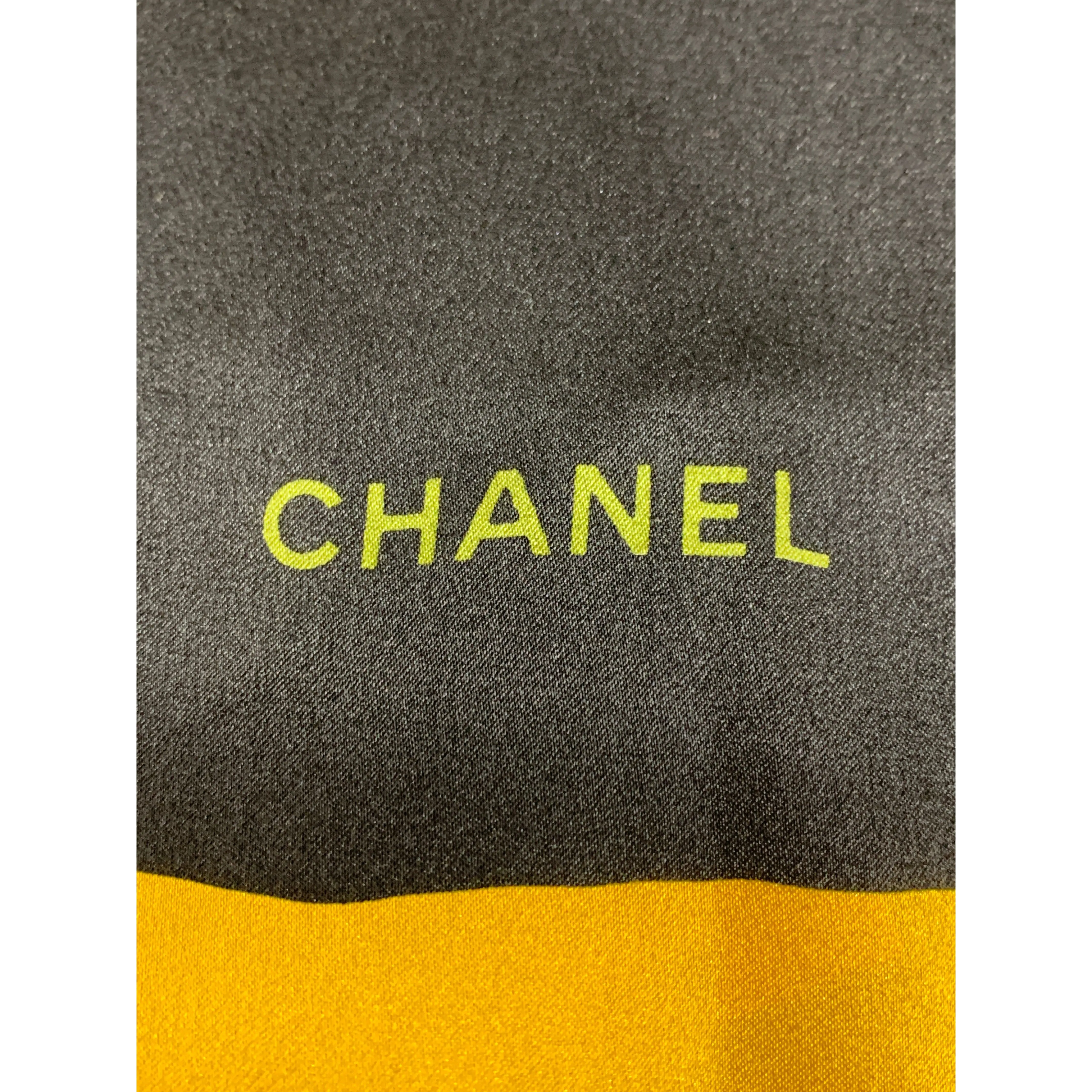 #CHANEL/Scarve/BLK/Silk