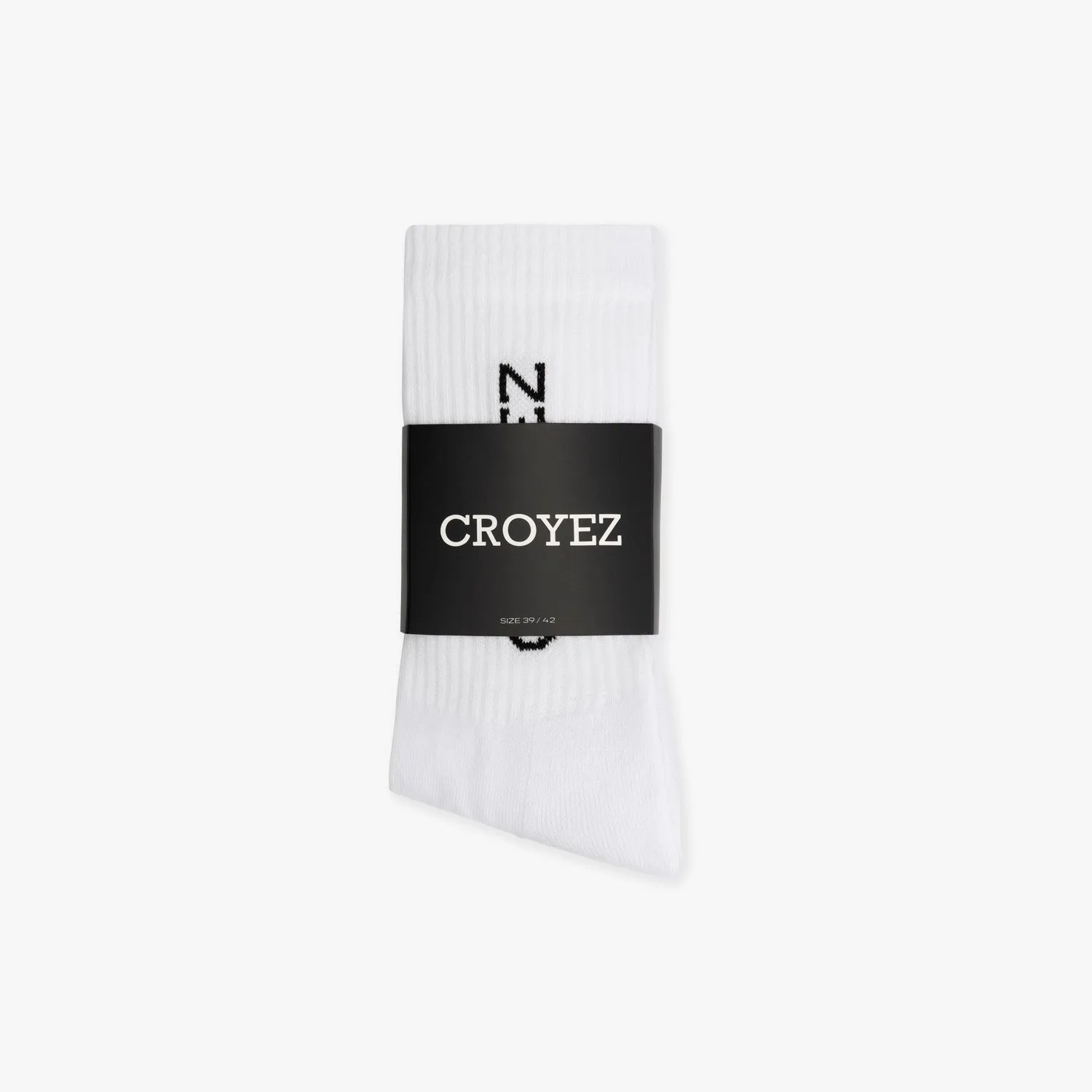 CROYEZ ABSTRACT SOCKS 2-PACK - WHITE