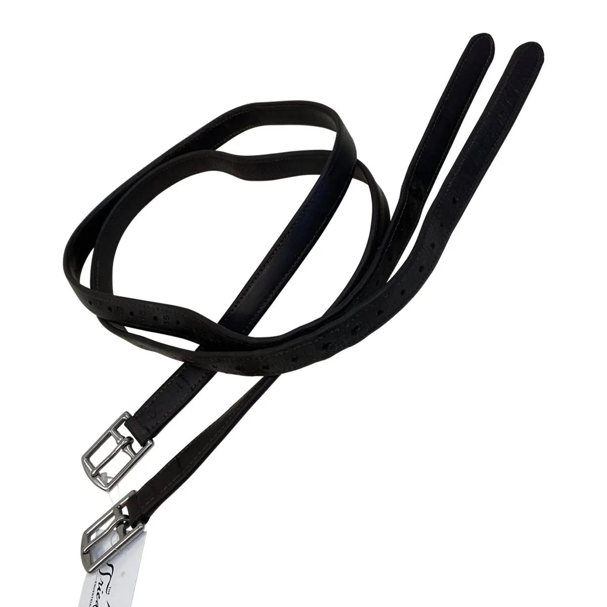 CWD Nylon Lined Stirrup Leathers in Havana - 50 (125 cm)