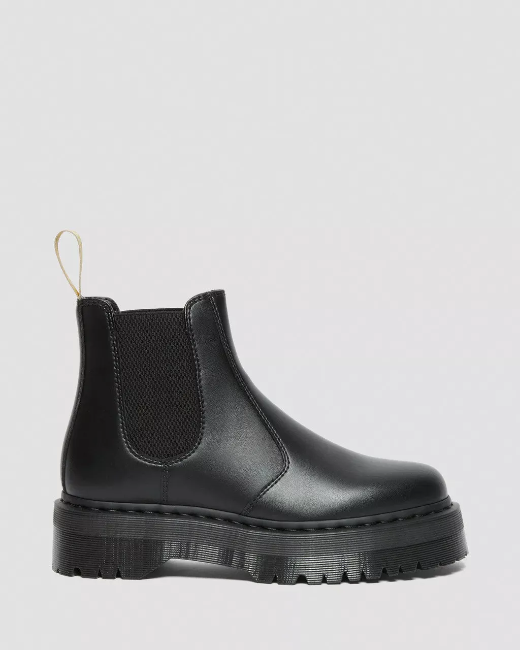 Doc Martens UNISEX VEGAN 2976 FELIX PLATFORM CHELSEA BOOTS (Black Felix Rub Off)