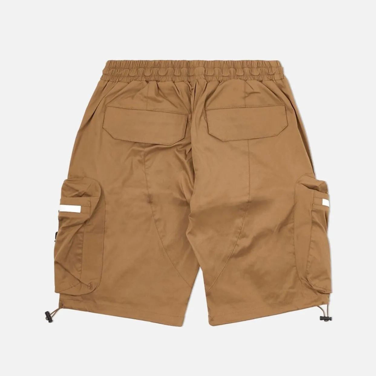 Eight & Nine Combat Nylon Brown Shorts