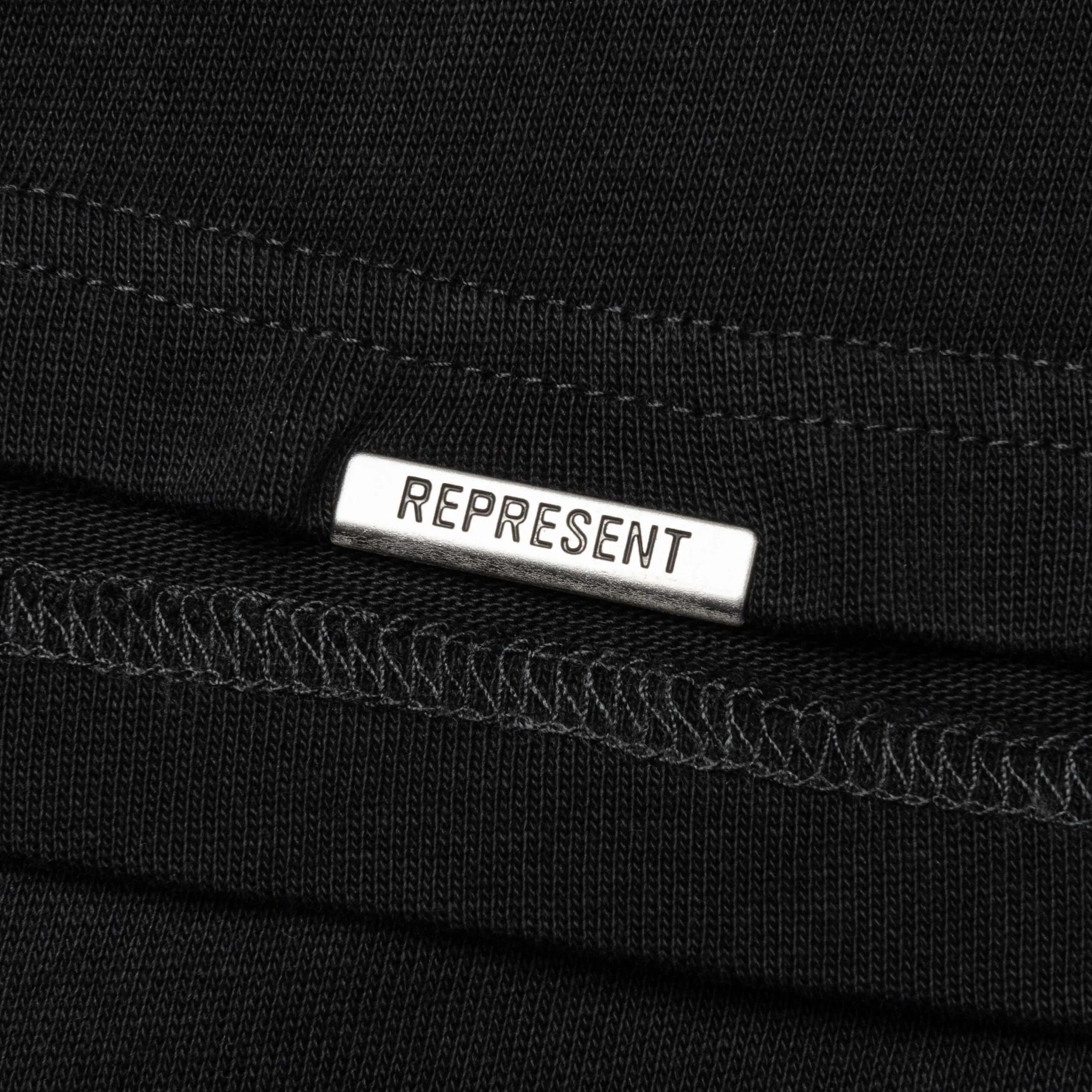 Feature x Represent Head 2 Head T-Shirt - Stained Black