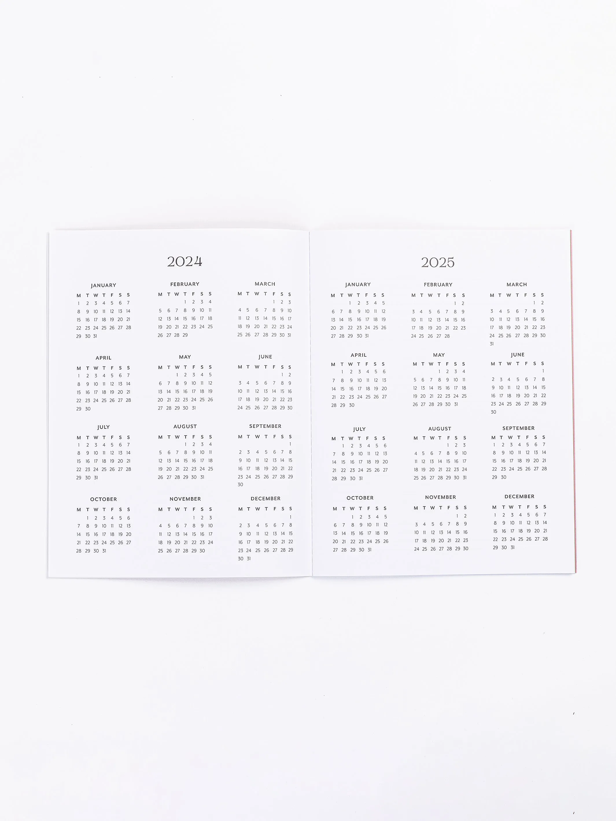 FINAL SALE - 2024 Medium Monthly Planner | Put A Bow On It Pink