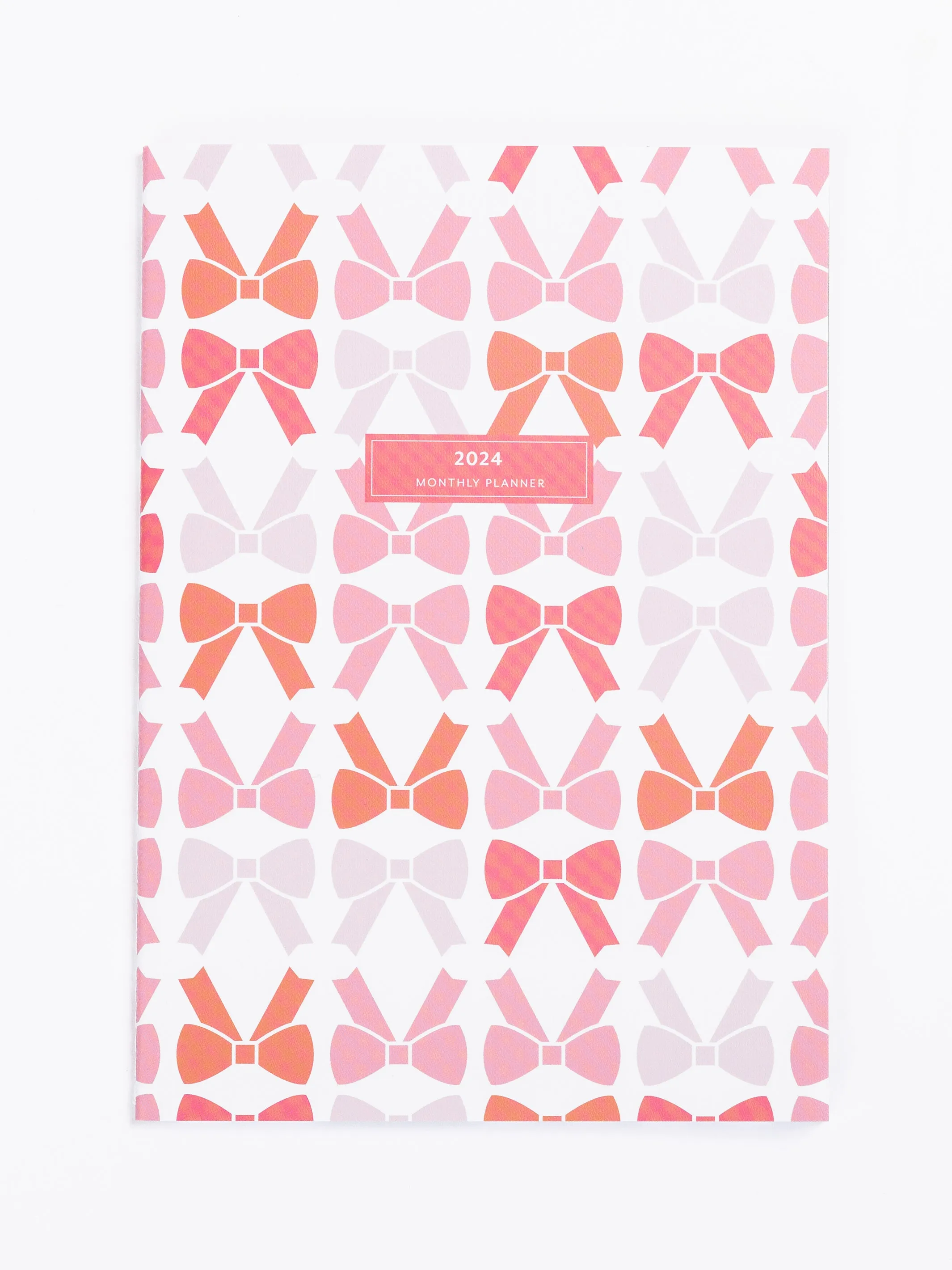 FINAL SALE - 2024 Medium Monthly Planner | Put A Bow On It Pink