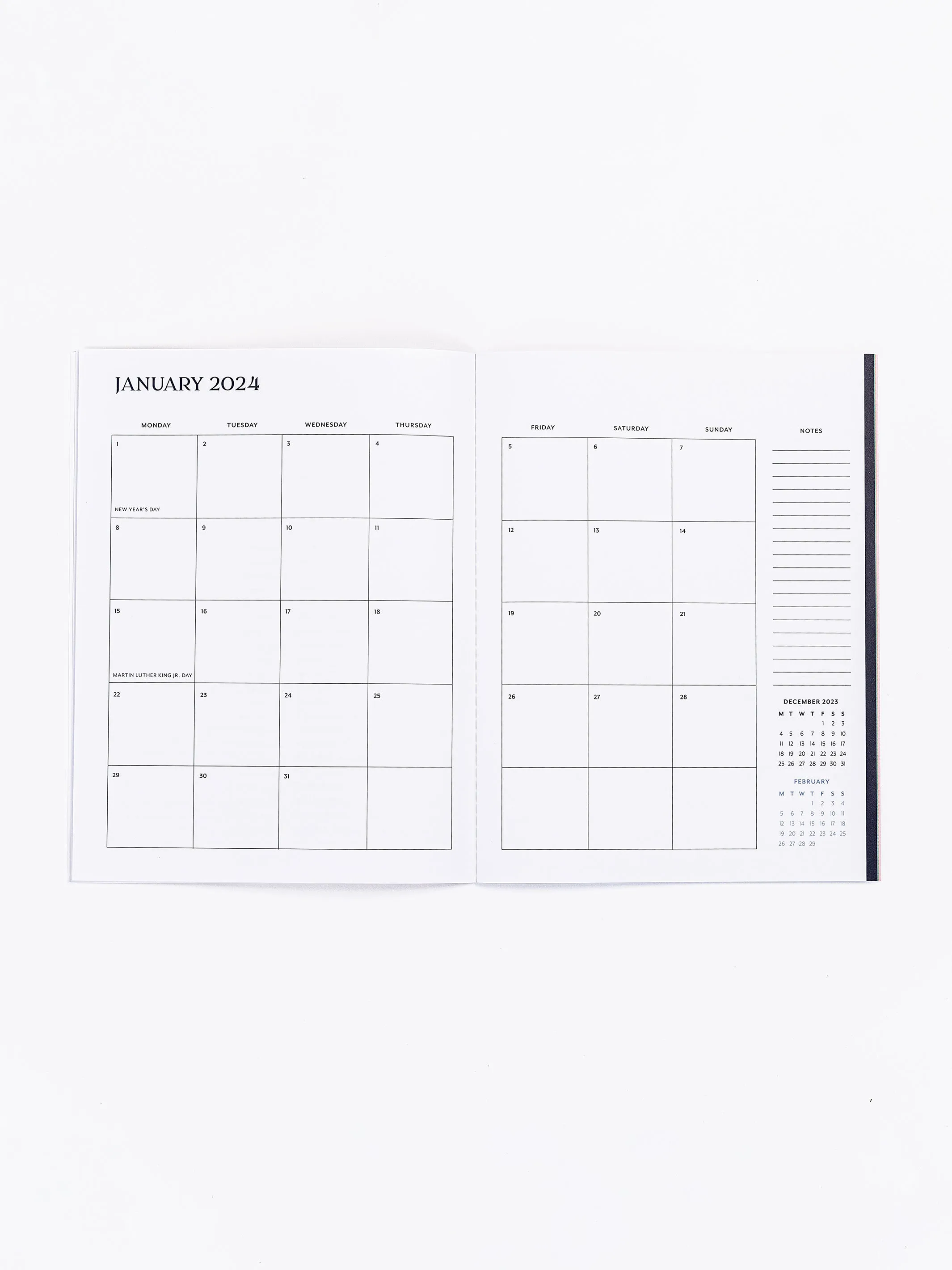 FINAL SALE - 2024 Medium Monthly Planner | Put A Bow On It Pink