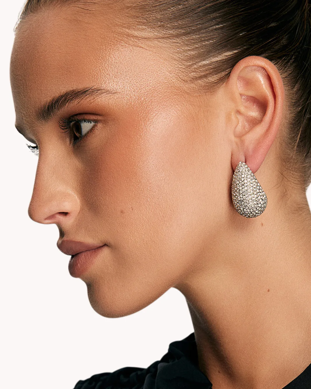 GINA EARRING - SILVER DIAMANTE