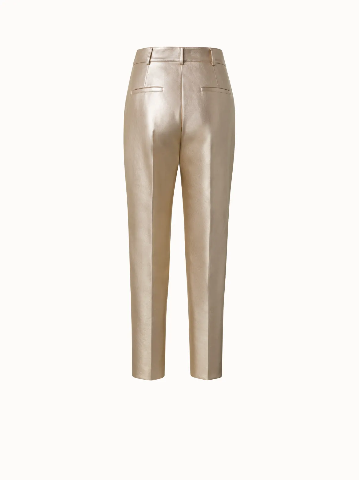 Goldene Lederhose aus Kunstleder