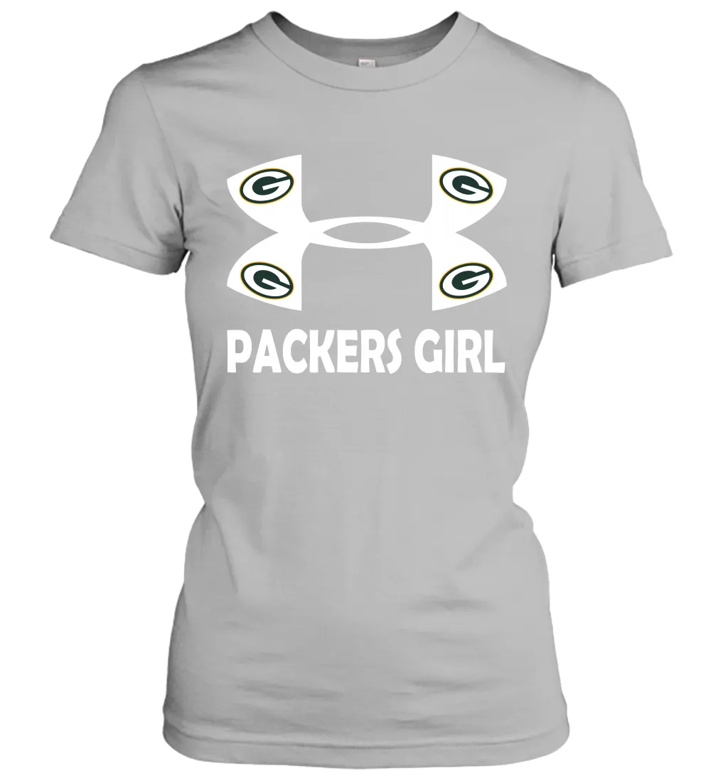 Green Bay Packers Girl Under Armour Football Short Sleeve