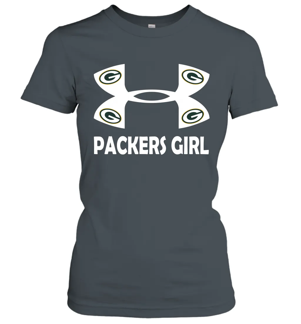 Green Bay Packers Girl Under Armour Football Short Sleeve