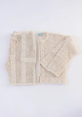 Henri Crochet Short in Cream