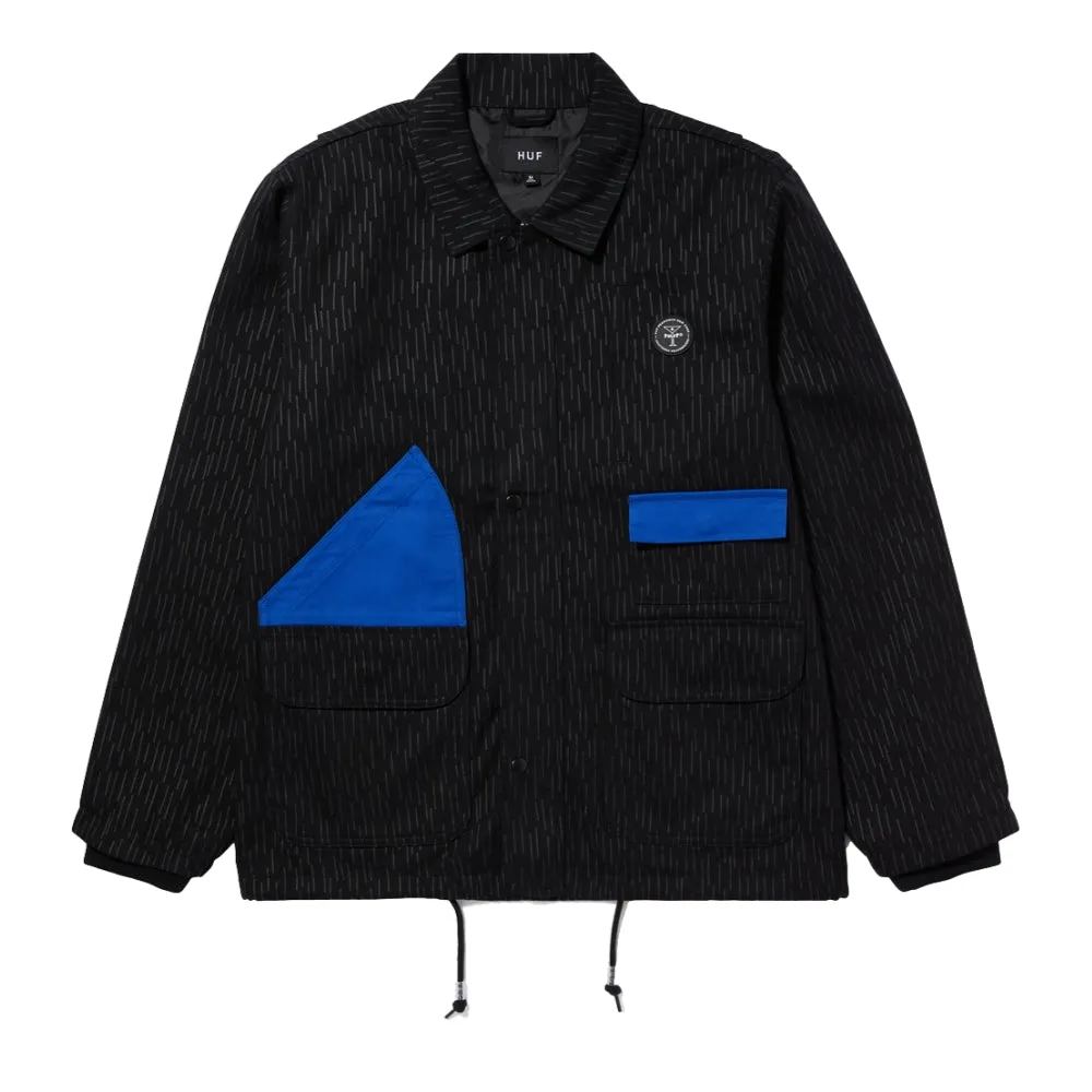 HUF HUF X ALLTIMERS WORK JACKET-BLACK