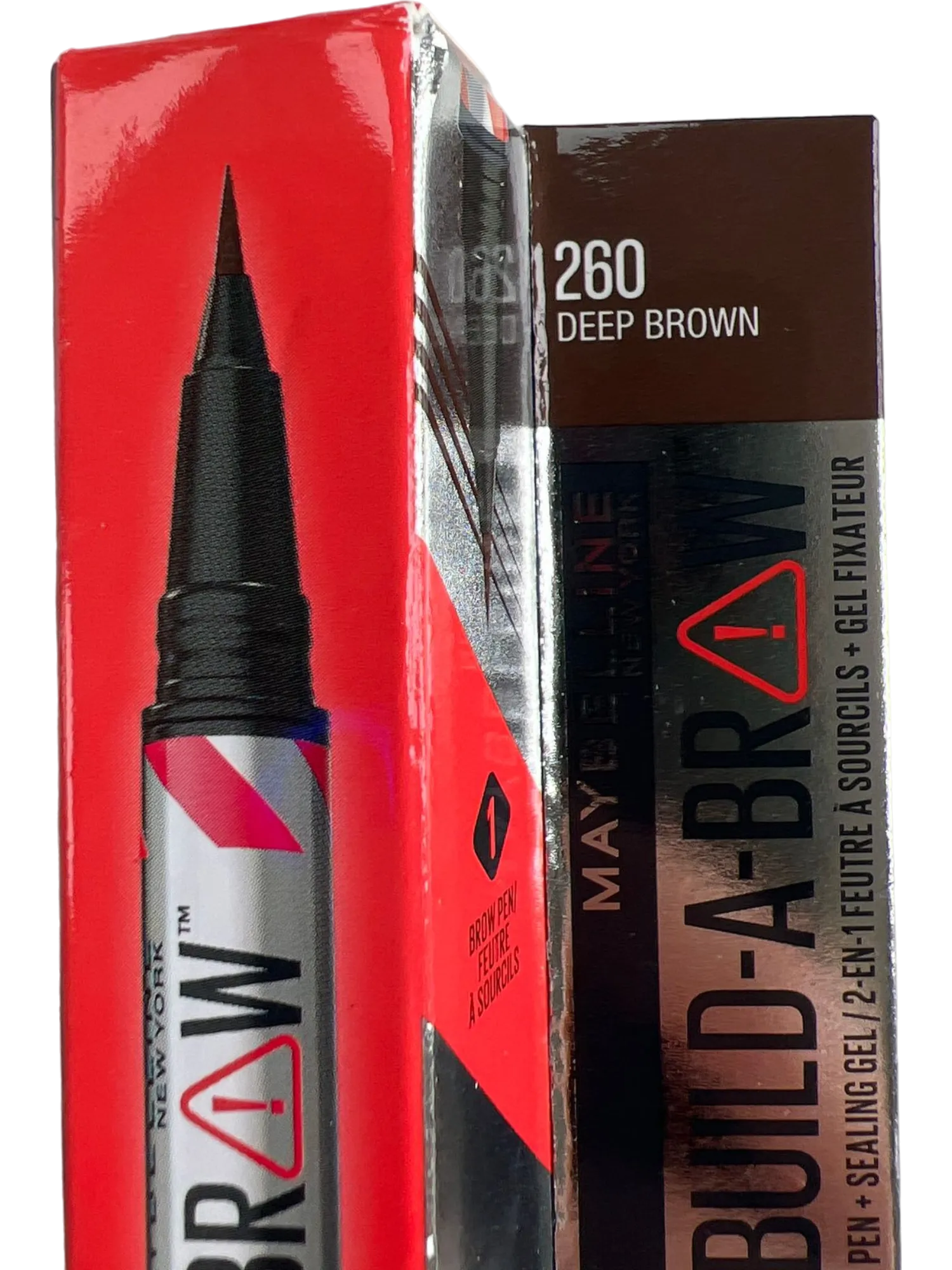 Maybelline Deep Brown Build-A-Brow Sealing Gel Eyebrow Pen & Sealing Gel