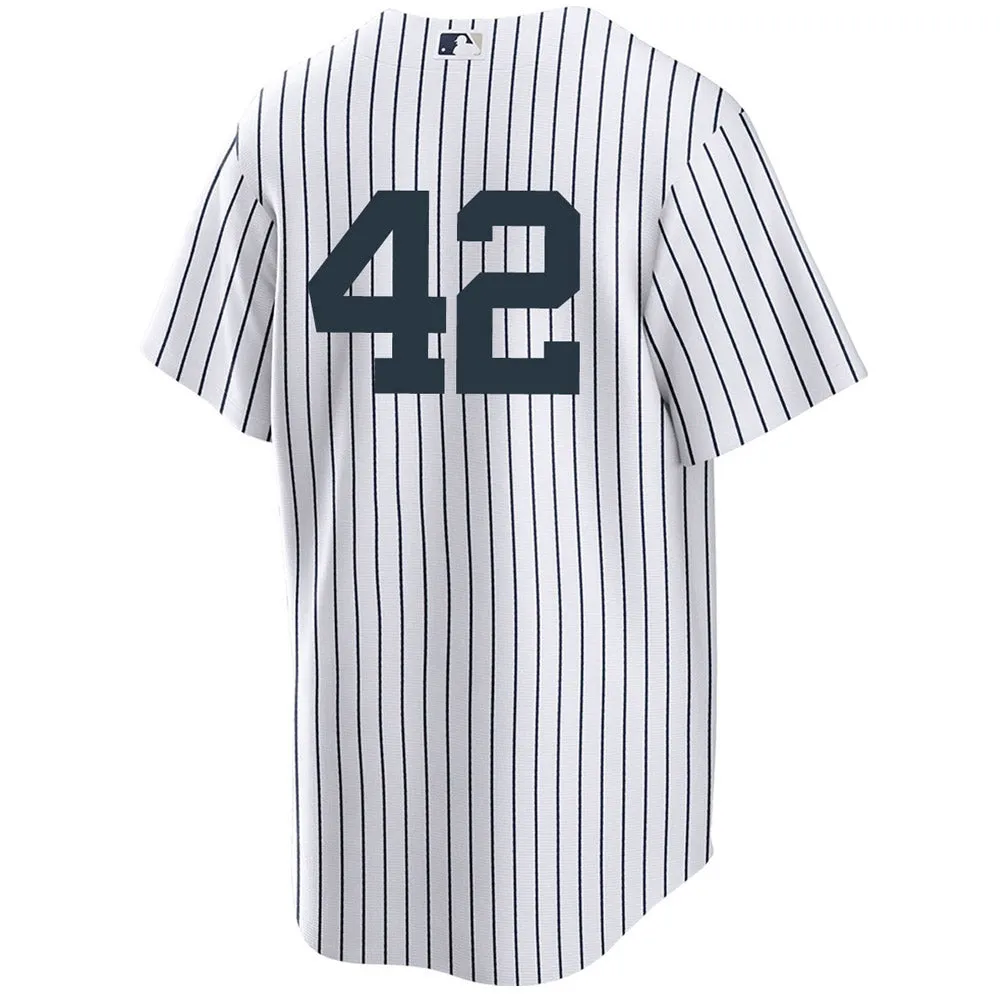 Men's New York Yankees Mariano Rivera Replica Home Jersey - White