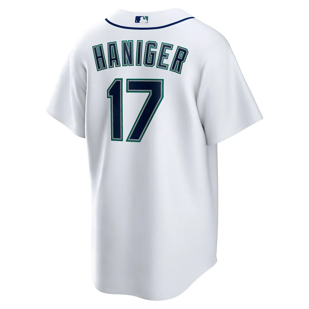 Men's Seattle Mariners Mitch Haniger Home Player Name Jersey - White