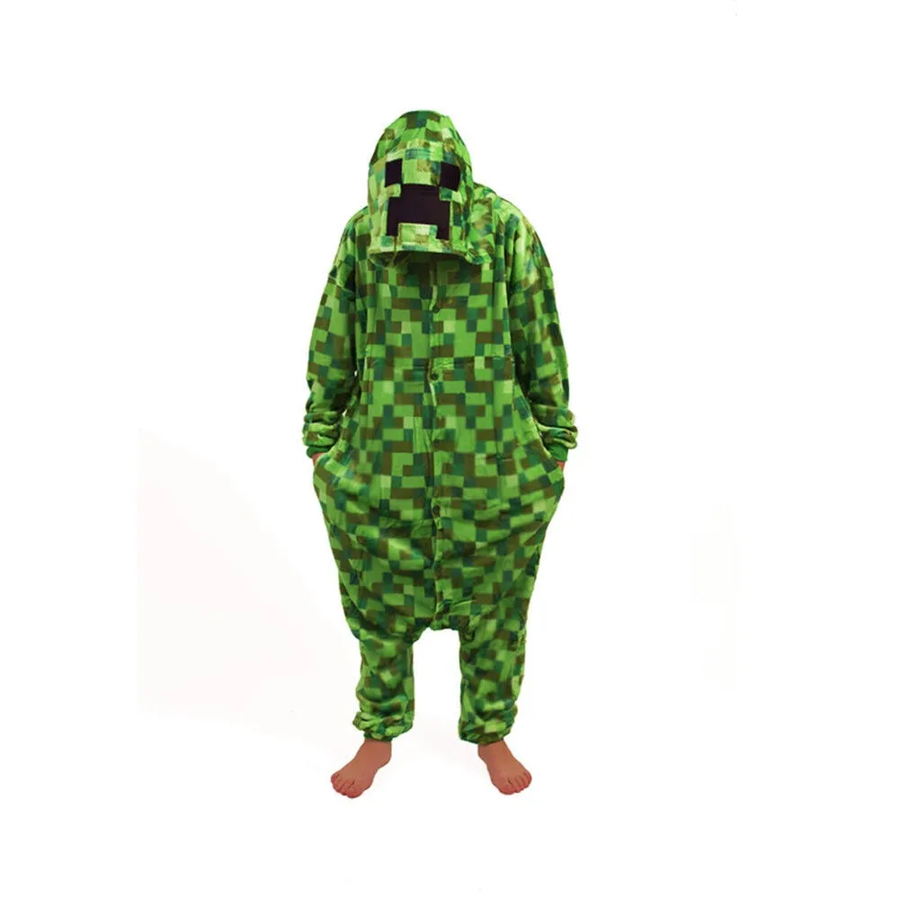 Minecraft Creeper Adult Onesie