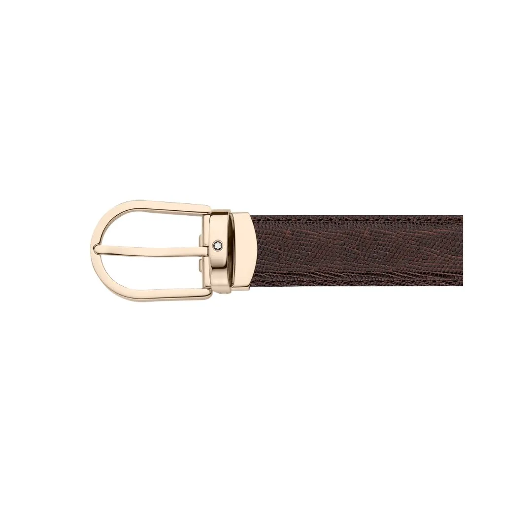 Montblanc Horseshoe Shiny Light Gold-Coated Pin Buckle