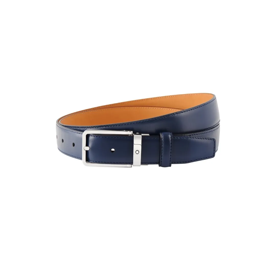 Montblanc navy cut-to-size business belt