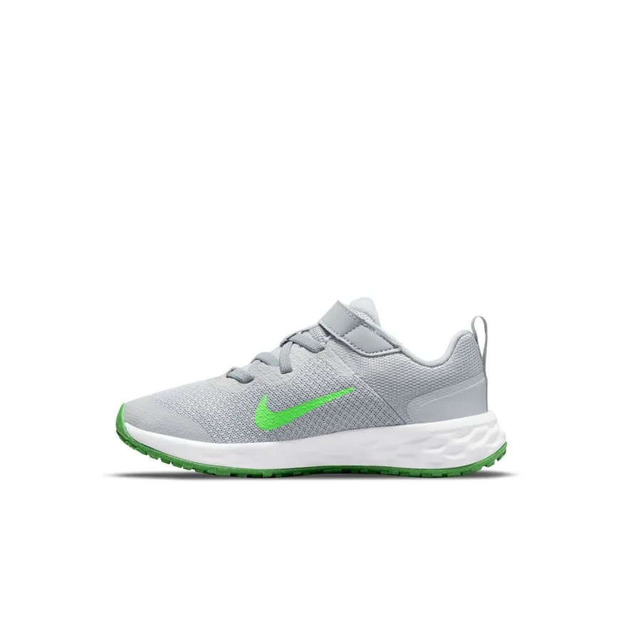 Nike Smoke Grey/Green Strike Revolution 6 A/C Children's Sneaker