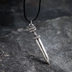 Pewter Sword Necklace - Handcrafted in the UK