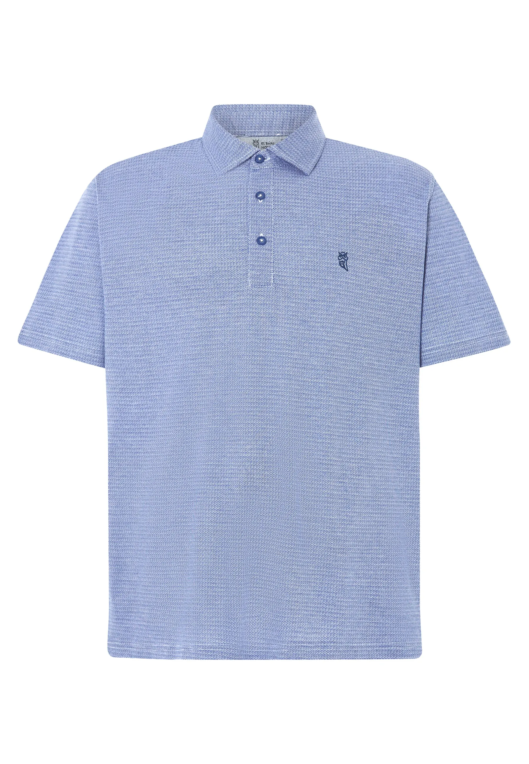 Polo Hombre Manga Corta Algodón Premium - Azul 0008_33