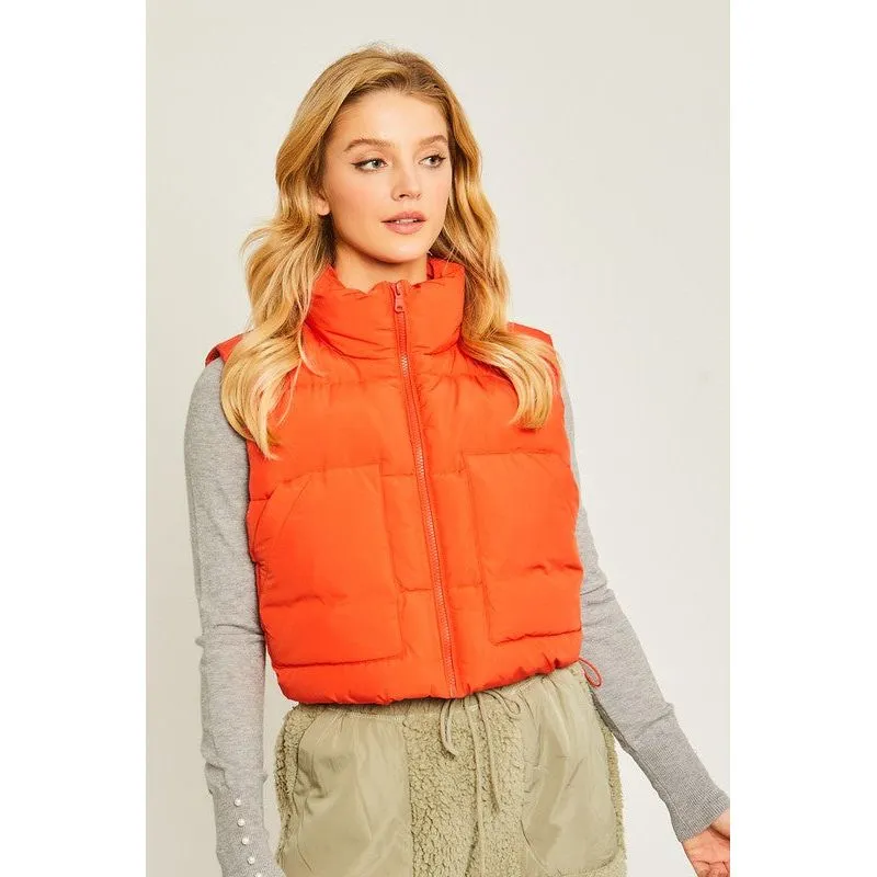 Puffer Vest With Pockets