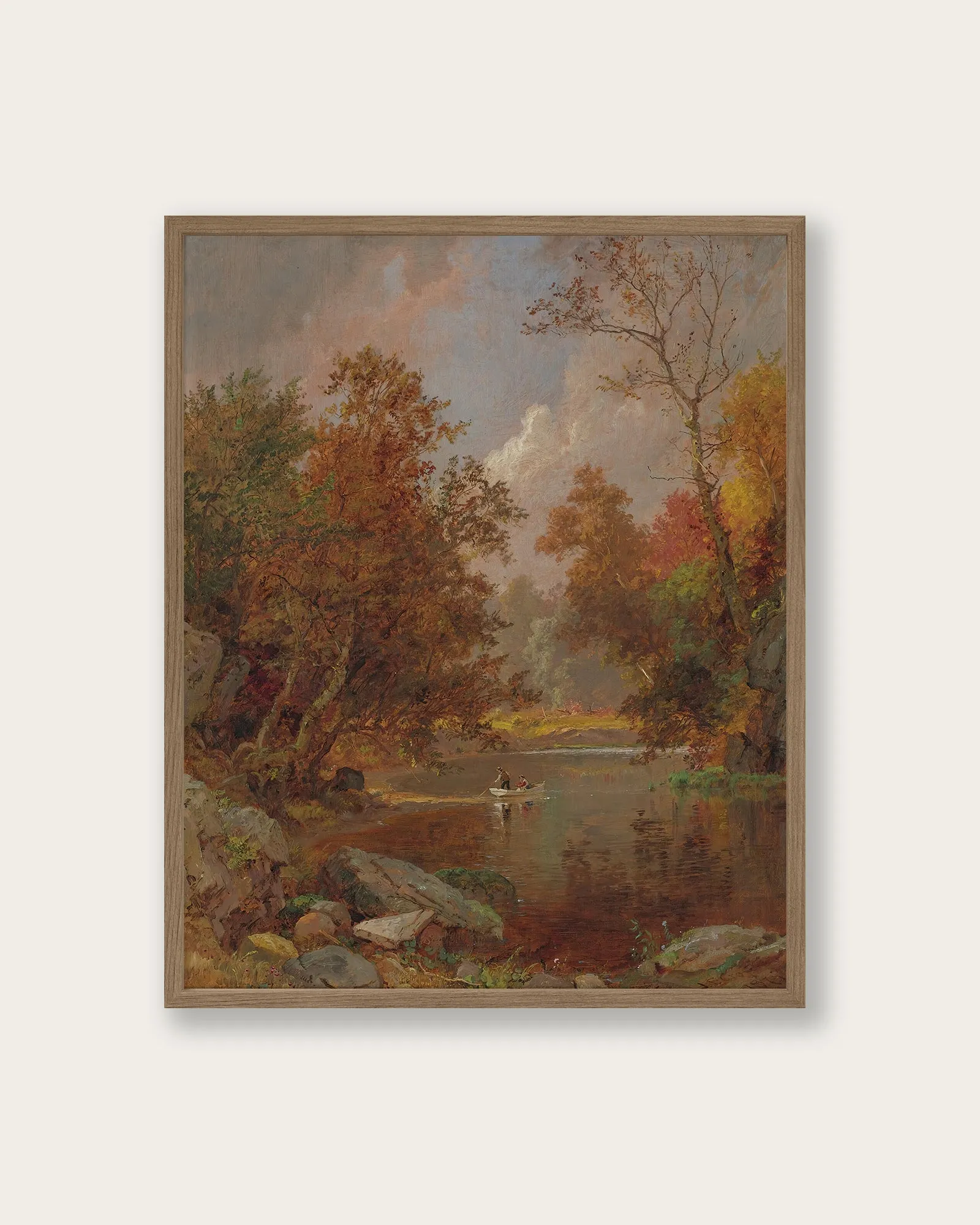 "Autumn on the River" Art Print