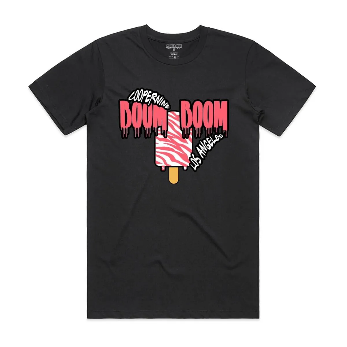 "Boom Boom" Graphic Tee (Black) /D5