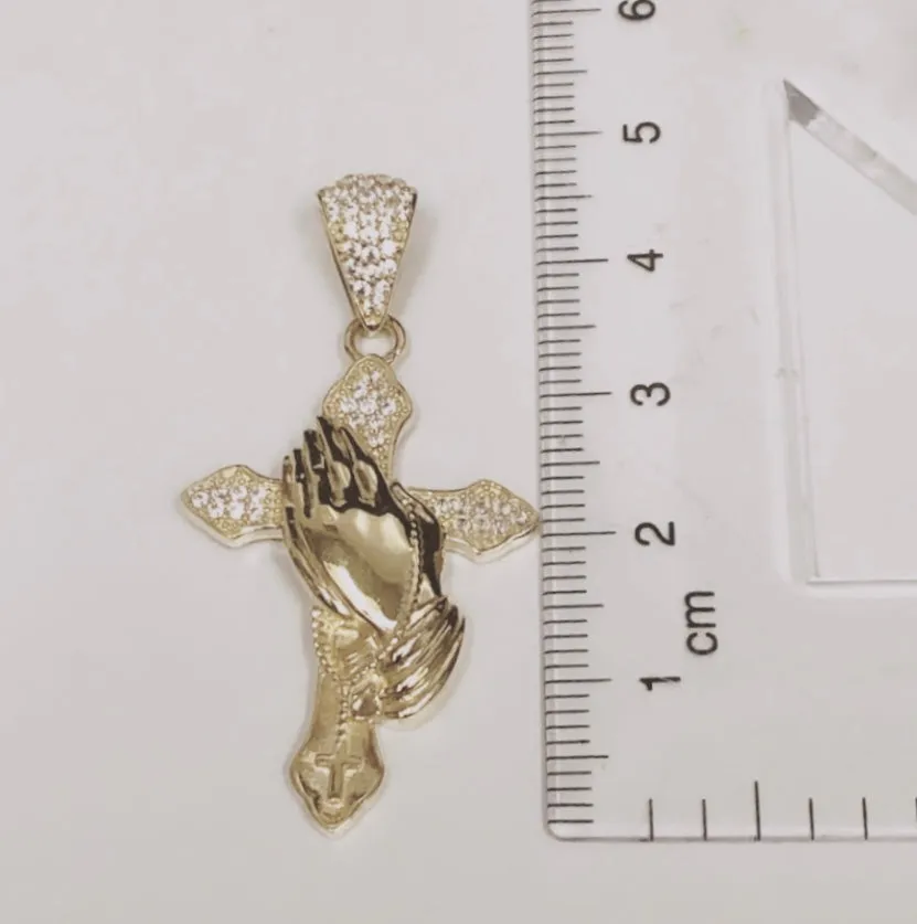 Rosary cross pendant P339