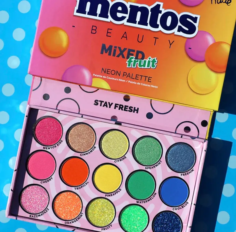 Rude Cosmetics Mentos Mixed Fruit Neon Eyeshadow Palette