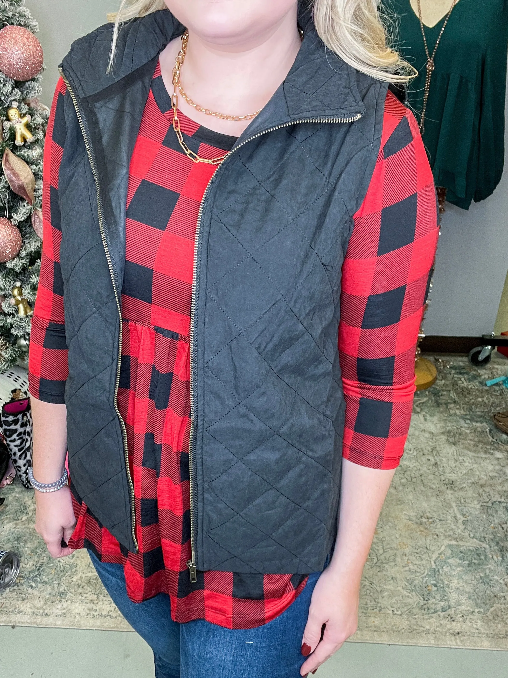 SALE | Cabin Cutie Quilted Vest