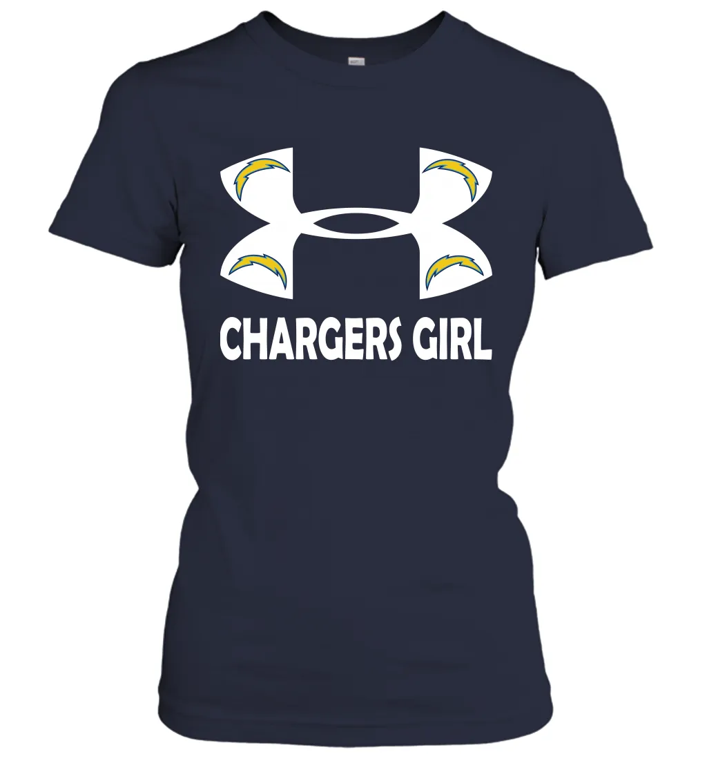 San Diego Chargers Girl Under Armour Football Short Sleeve