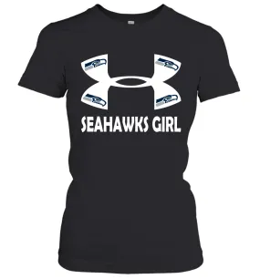 Seattle Seahawks Girl Under Armour Football Short Sleeve